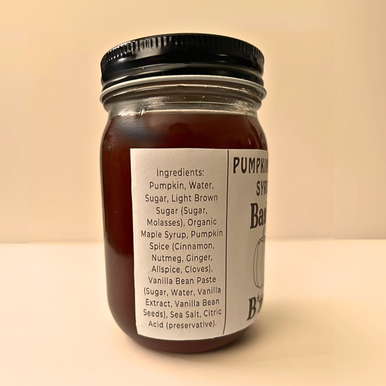 Basic B*tch: Pumpkin Spice Syrup