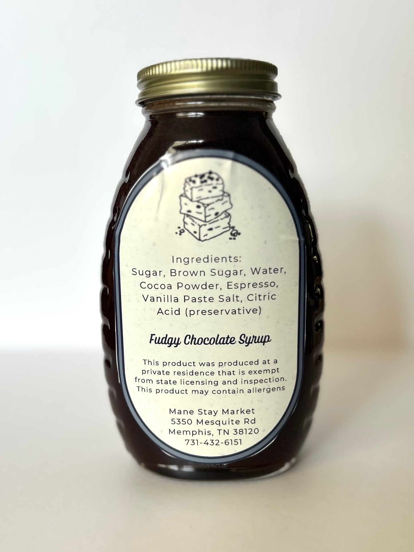 Cosmic Confection: Fudgy Chocolate Brownie Syrup