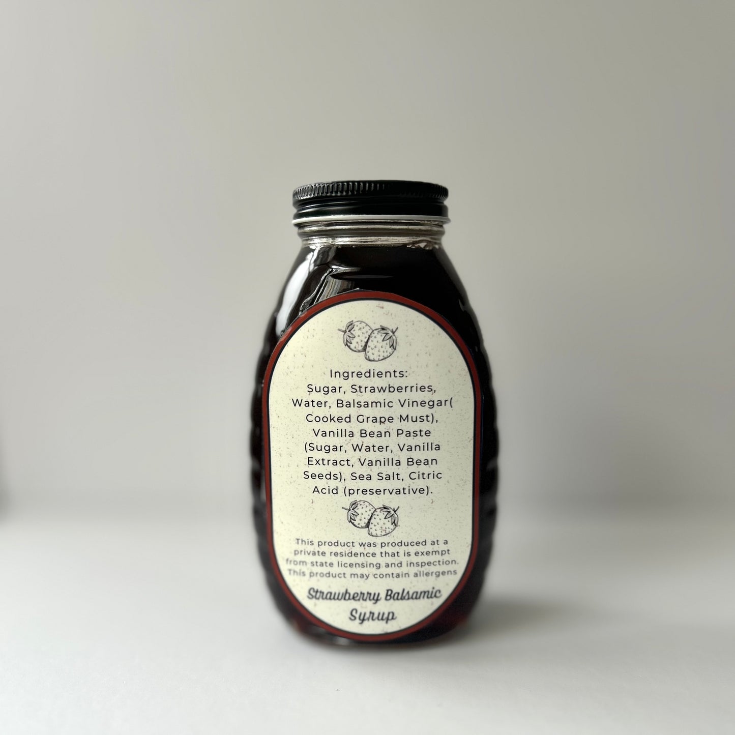 Balsamic Belle: Strawberry Balsamic Syrup