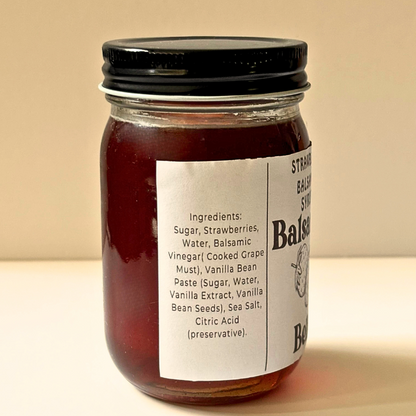 Balsamic Belle: Strawberry Balsamic Syrup