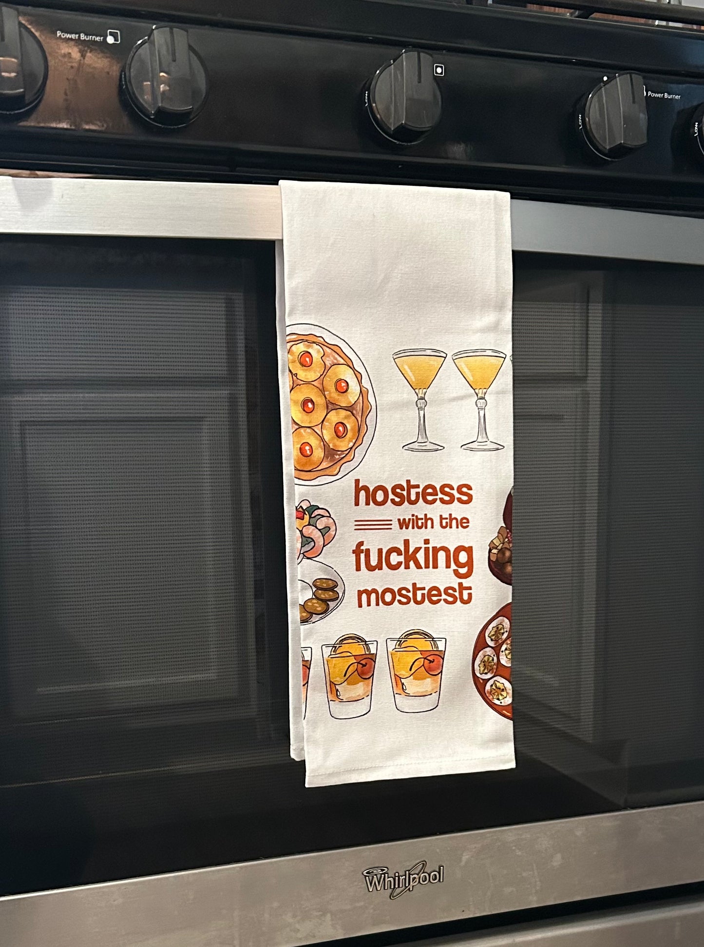 Hostess with the Fucking Mostest Dishtowel