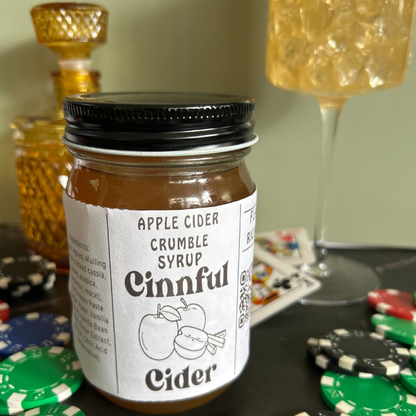 Cinnful Cider: Apple Cider Crumble Syrup