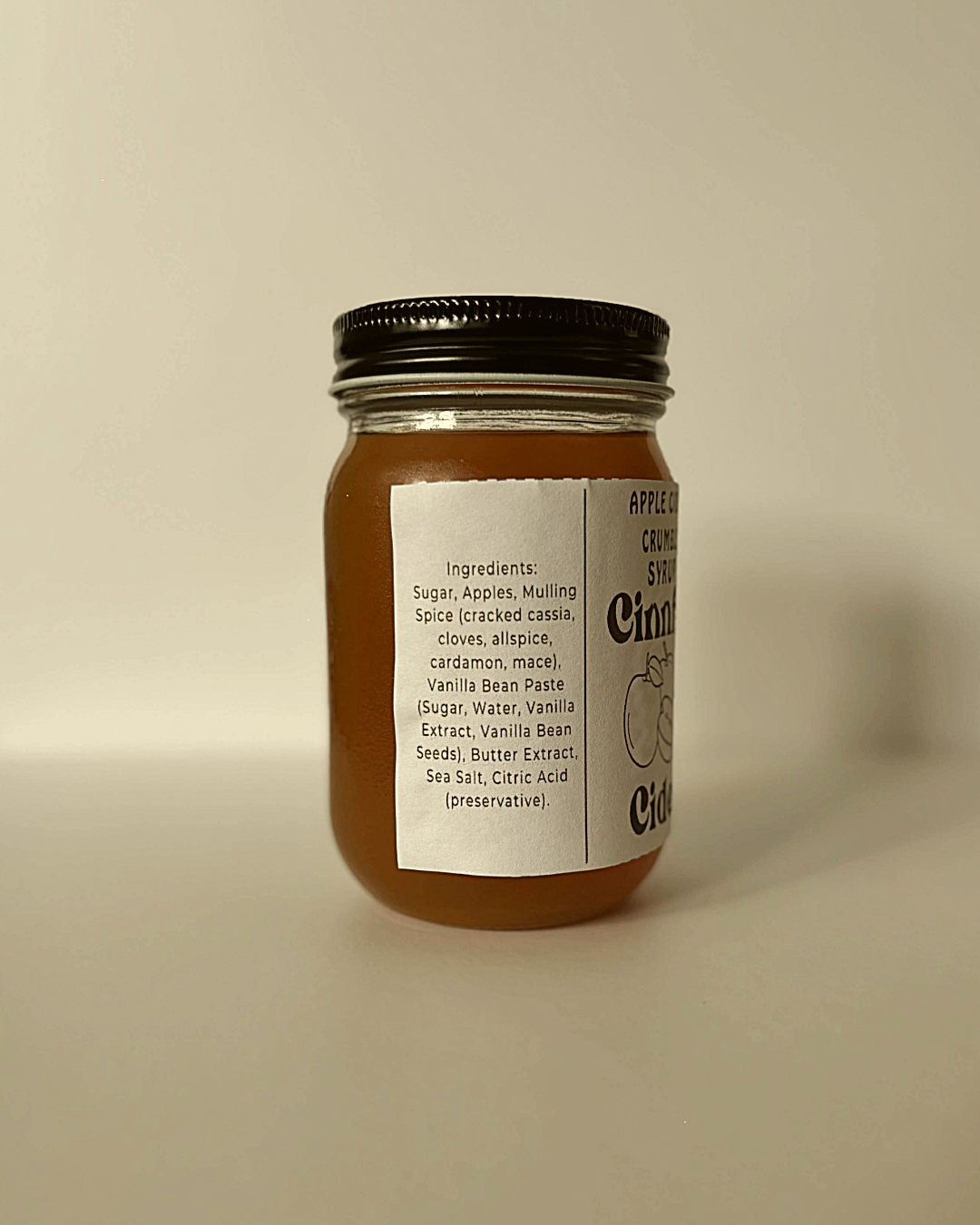 Cinnful Cider: Apple Cider Crumble Syrup