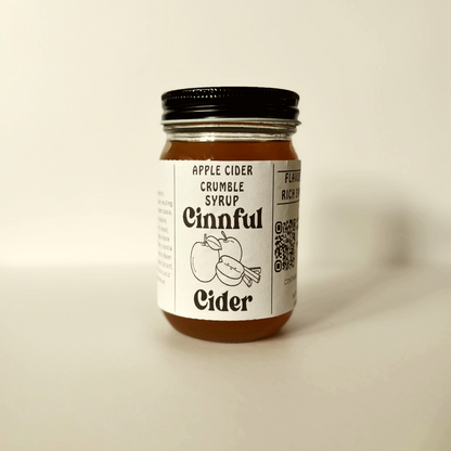 Cinnful Cider: Apple Cider Crumble Syrup